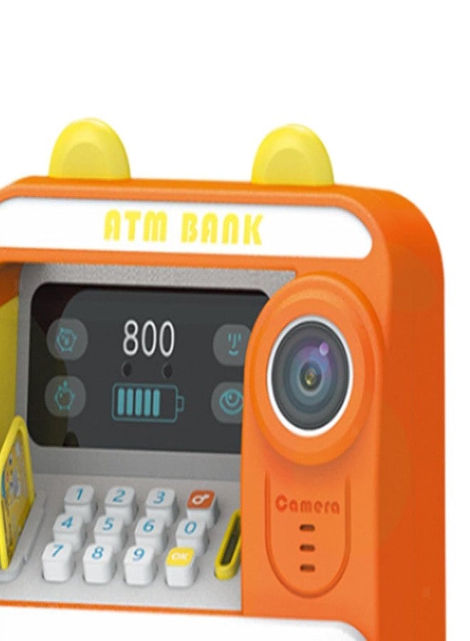 EXOMOON حصالة نقود إلكترونية فاخرة للأطفال من إكسومون، مزودة بقفل بكلمة مرور وحساس بصمة الإصبع، متعددة الألوان (عبوة من قطعة واحدة) - Image 4